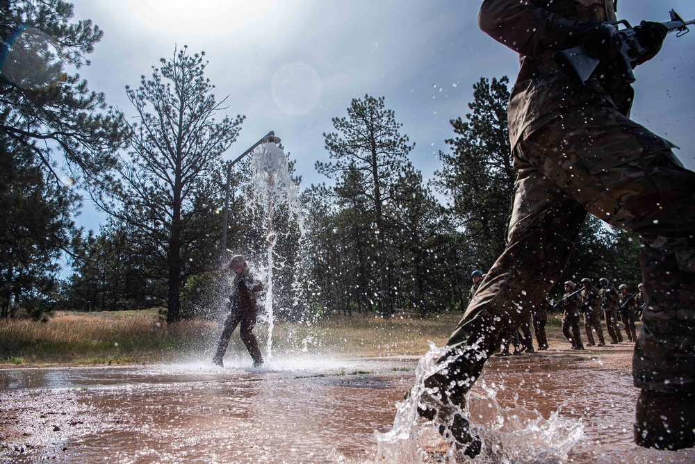 U.S. Air Force Academy BCT Class of 2028 Assault Course