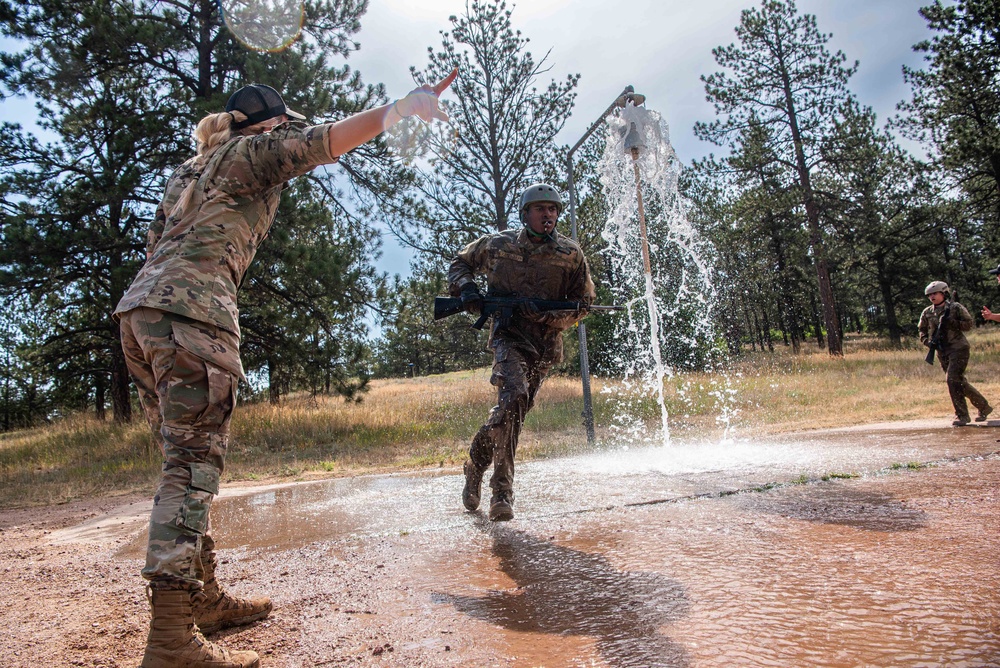 U.S. Air Force Academy BCT Class of 2028 Assault Course