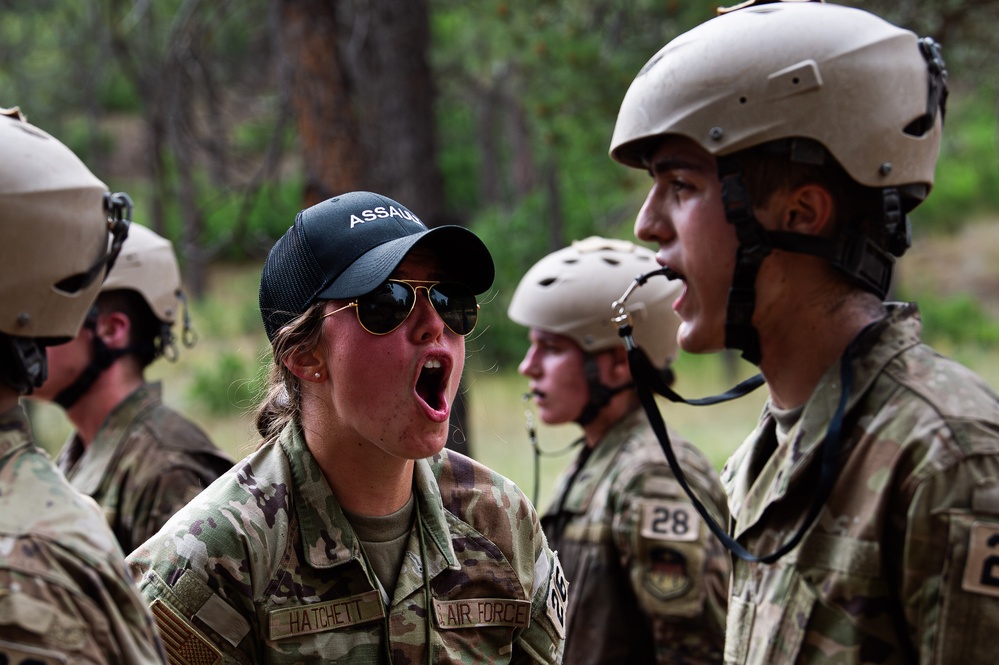 U.S. Air Force Academy BCT Class of 2028 Assault Course