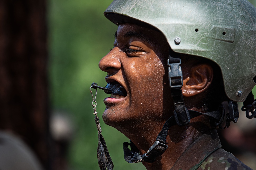 U.S. Air Force Academy BCT Class of 2028 Assault Course