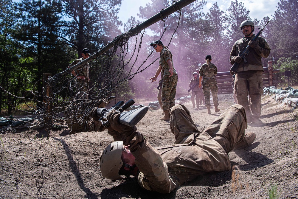 U.S. Air Force Academy BCT Class of 2028 Assault Course