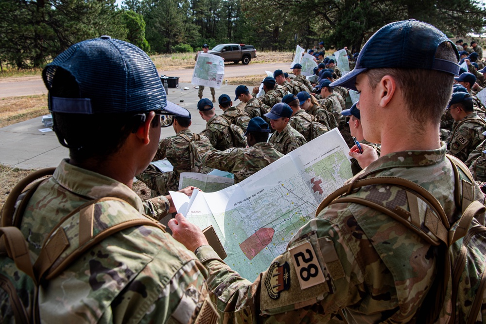 U.S. Air Force Academy BCT Class of 2028 Land Navigation