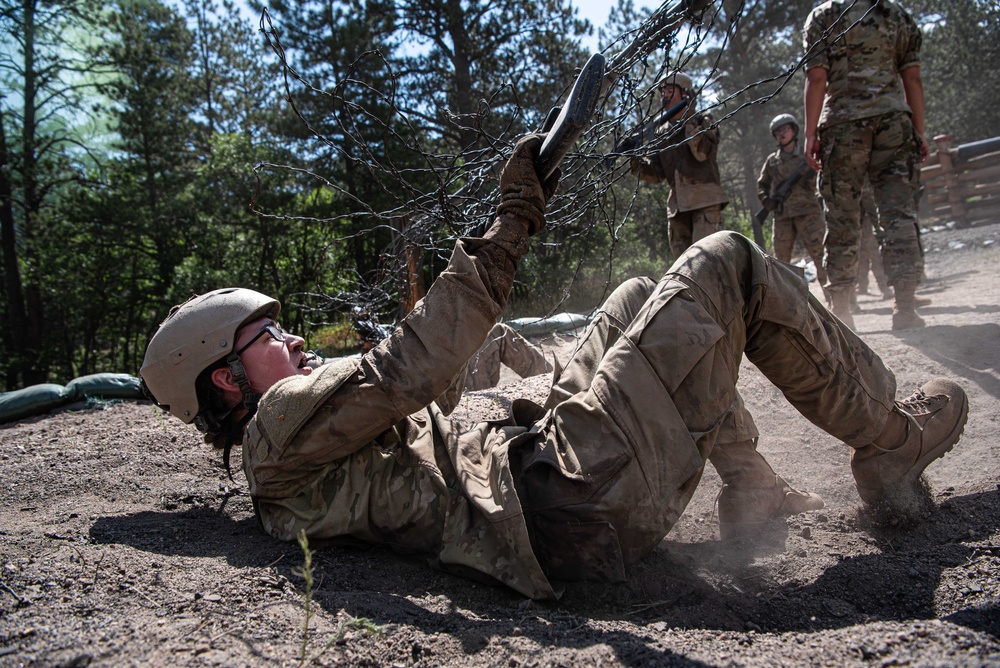 U.S. Air Force Academy BCT Class of 2028 Assault Course