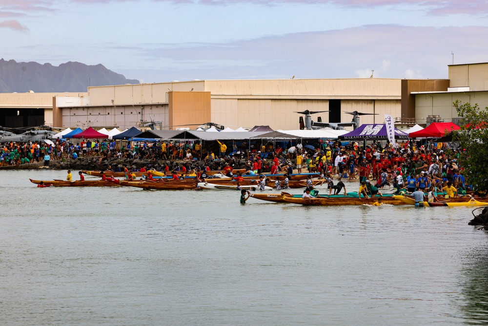 Canoe Clash: MCBH co-hosts 2024 John D. Kaupiko Canoe Regatta