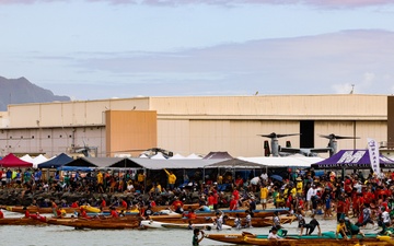 Canoe Clash: MCBH Co-Hosts 2024 John D. Kaupiko Canoe Regatta