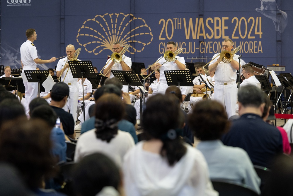 U.S. Navy Concert Band performs at WASBE International Conference