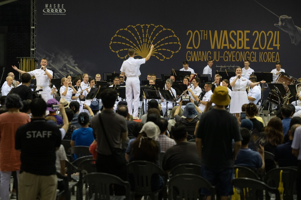 U.S. Navy Concert Band performs at WASBE International Conference