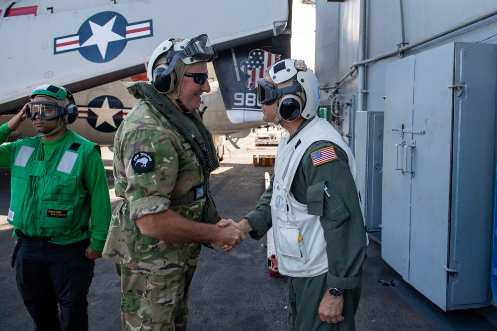 New Zealand Brig. Gen. visits USS Carl Vinson during RIMPAC 2024