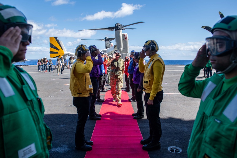 USS Carl Vinson hosts New Zealand Brig. Gen.