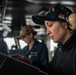 USS Ronald Reagan (CVN 76) Sailors stand watch in the pilot house