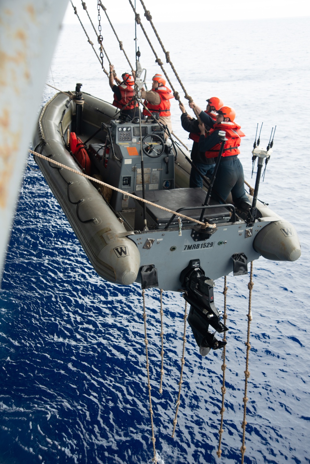 Nimitz Sailors Conduct Small Boat Operations