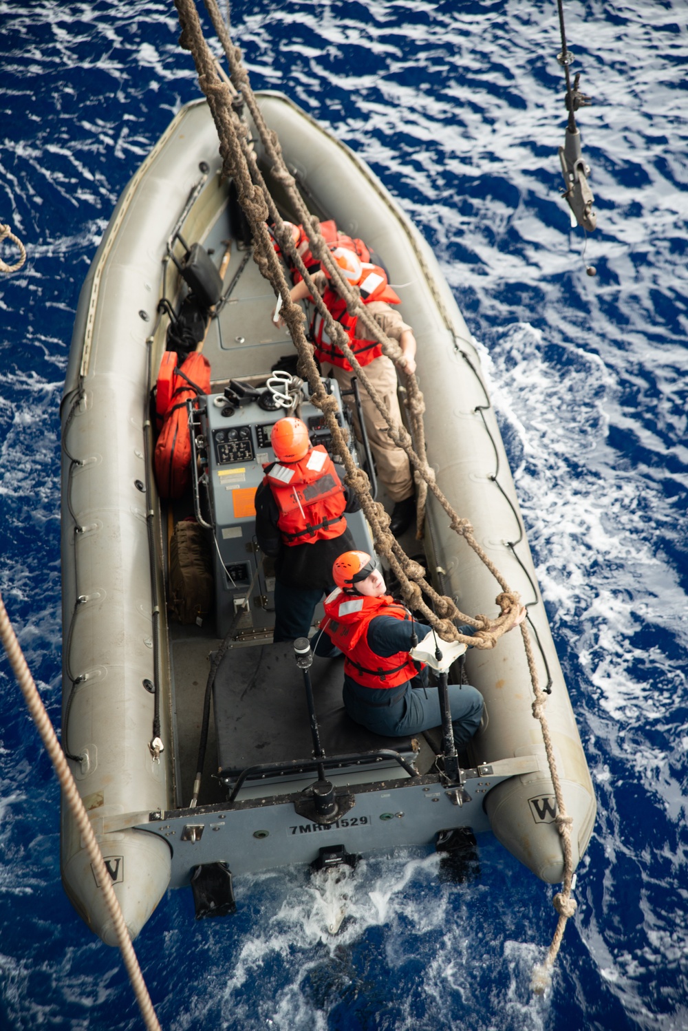 Nimitz Sailors Conduct Small Boat Operations