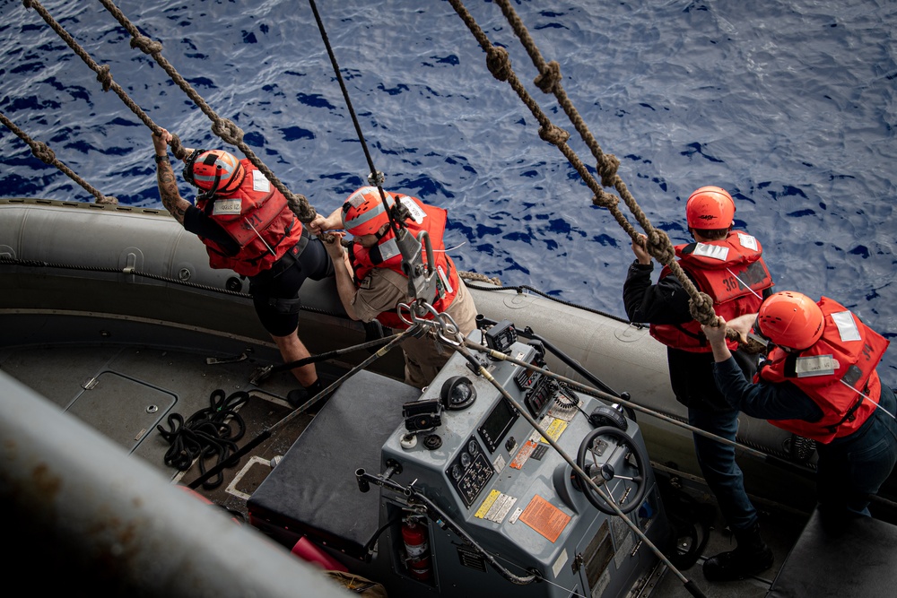 Nimitz Sailors Conduct Small Boat Operations