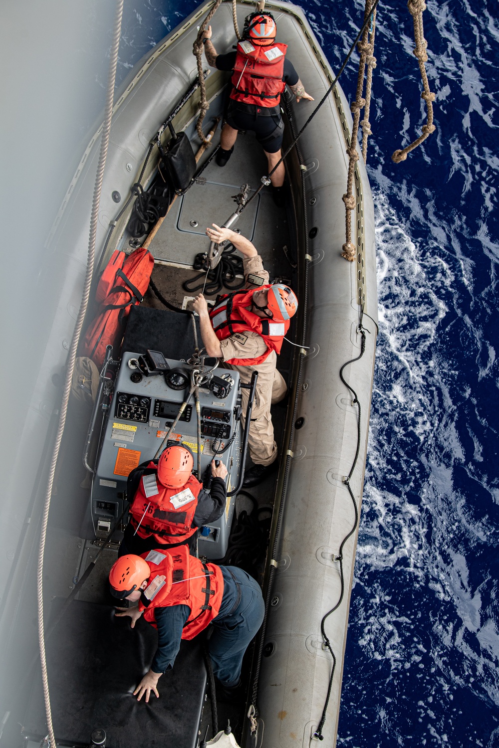 Nimitz Sailors Conduct Small Boat Operations