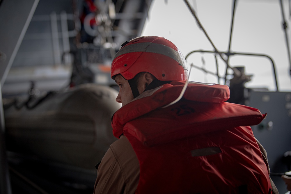 Nimitz Sailors Conduct Small Boat Operations