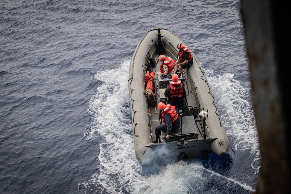 Nimitz Sailors Conduct Small Boat Operations