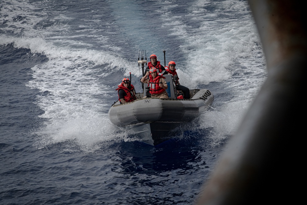 Nimitz Sailors Conduct Small Boat Operations