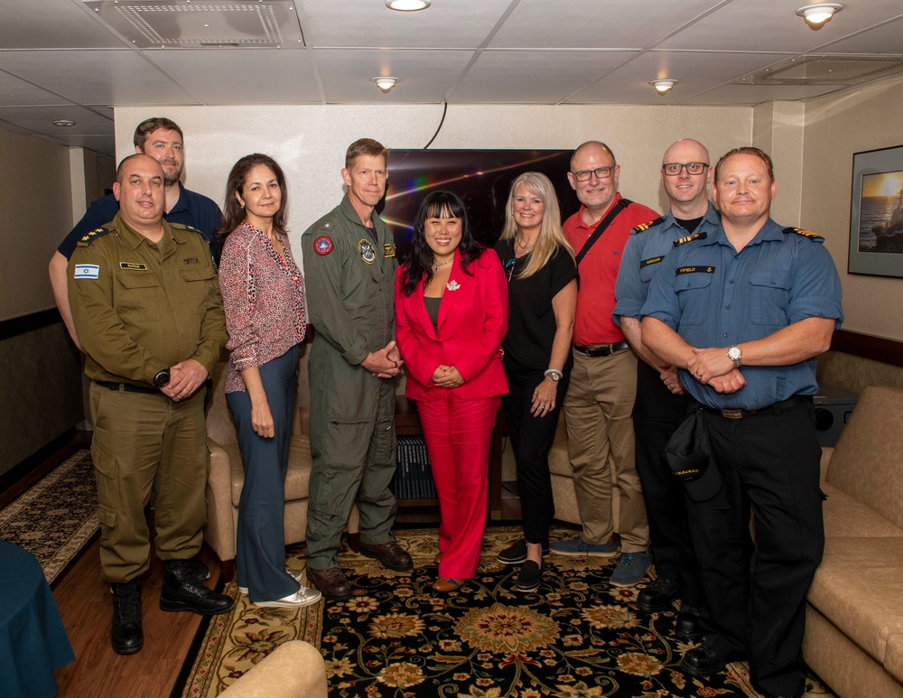 STAFDEL Visits USS Carl Vinson (CVN 70) During RIMPAC 2024
