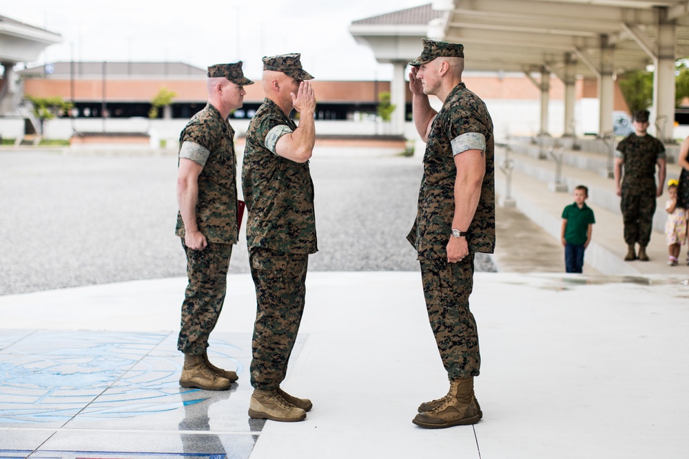 MARFORK Reenlistment and Award Ceremony