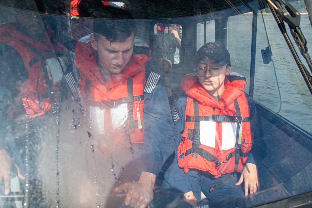 USS America (LHA 6) Small Boat Operations