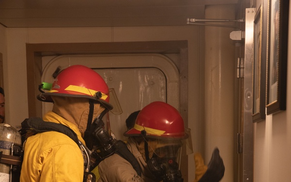 USS Lewis B. Puller Conducts Damage Control Drills