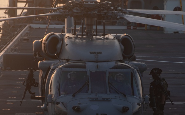 USS Puller Conducts Flight Operations/DC Drill