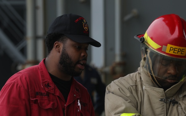 USS Lewis B. Puller Conducts Damage Control Training in U.S. 5th Fleet AOO