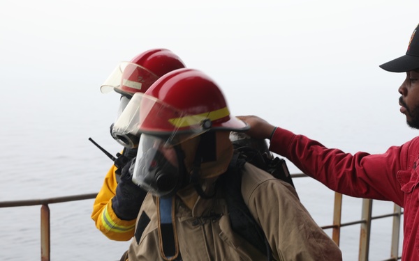 USS Lewis B. Puller Conducts Damage Control Training in U.S. 5th Fleet AOO