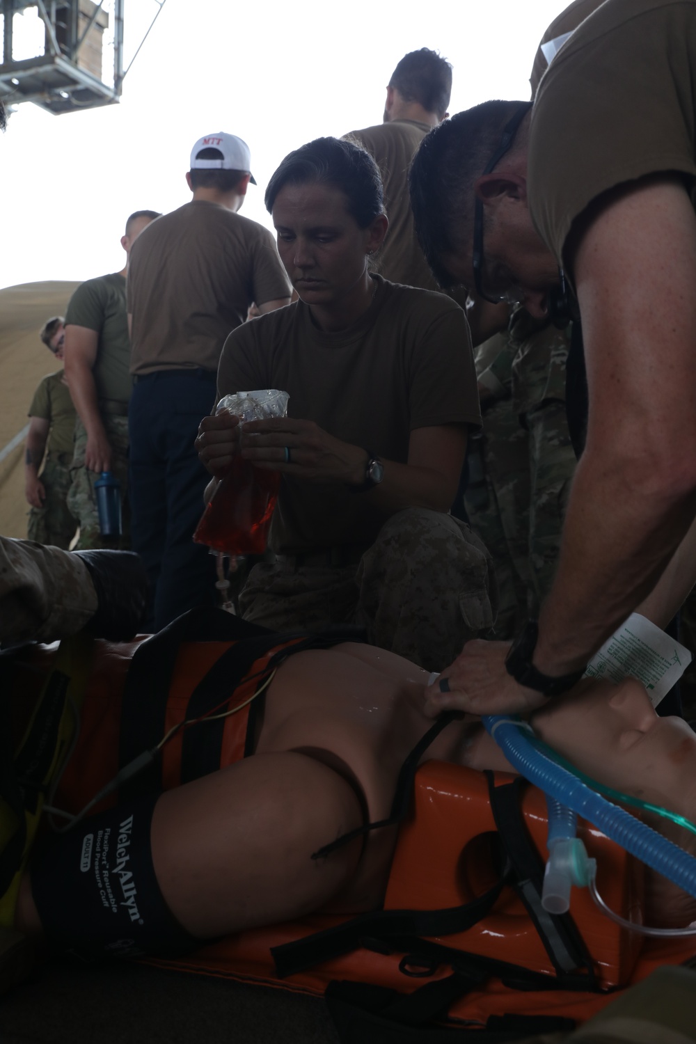 USS Lewis B. Puller Conducts Damage Control/Medical Training in U.S. 5th Fleet AOO