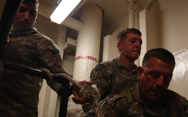 USS Lewis B. Puller Conducts Damage Control/Medical Training in U.S. 5th Fleet AOO