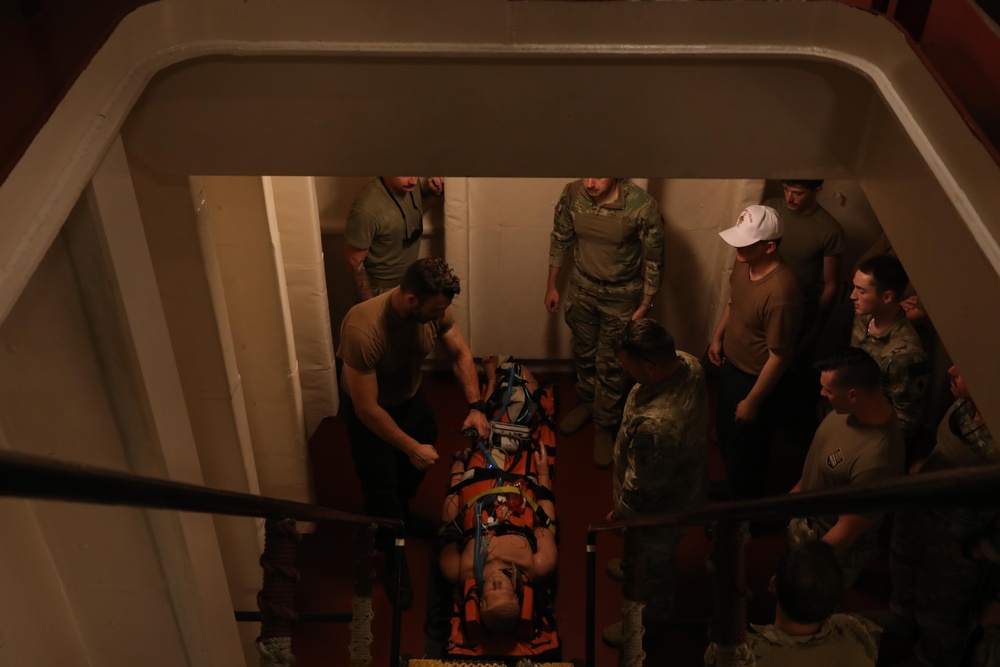 USS Lewis B. Puller Conducts Damage Control Training in U.S. 5th Fleet AOO