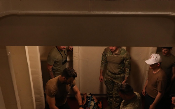 USS Lewis B. Puller Conducts Damage Control Training in U.S. 5th Fleet AOO