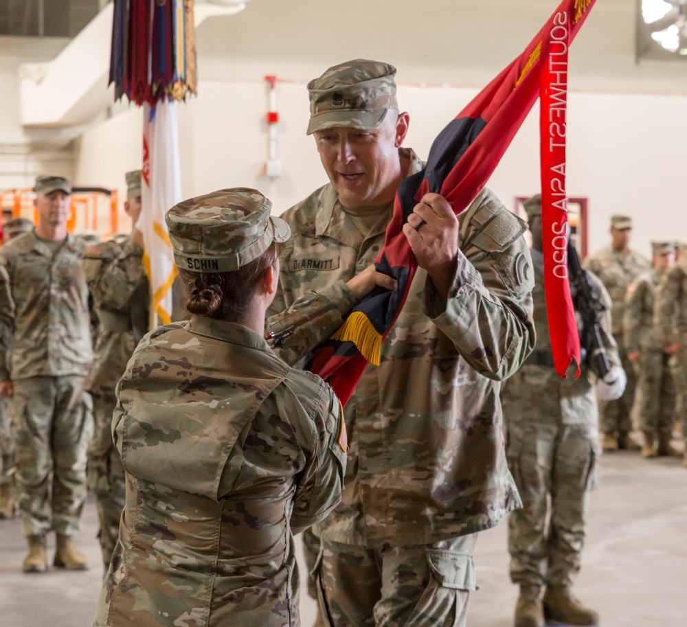 42nd ID’s Headquarters and Headquarters Battalion welcomes new commander during change of command ceremony