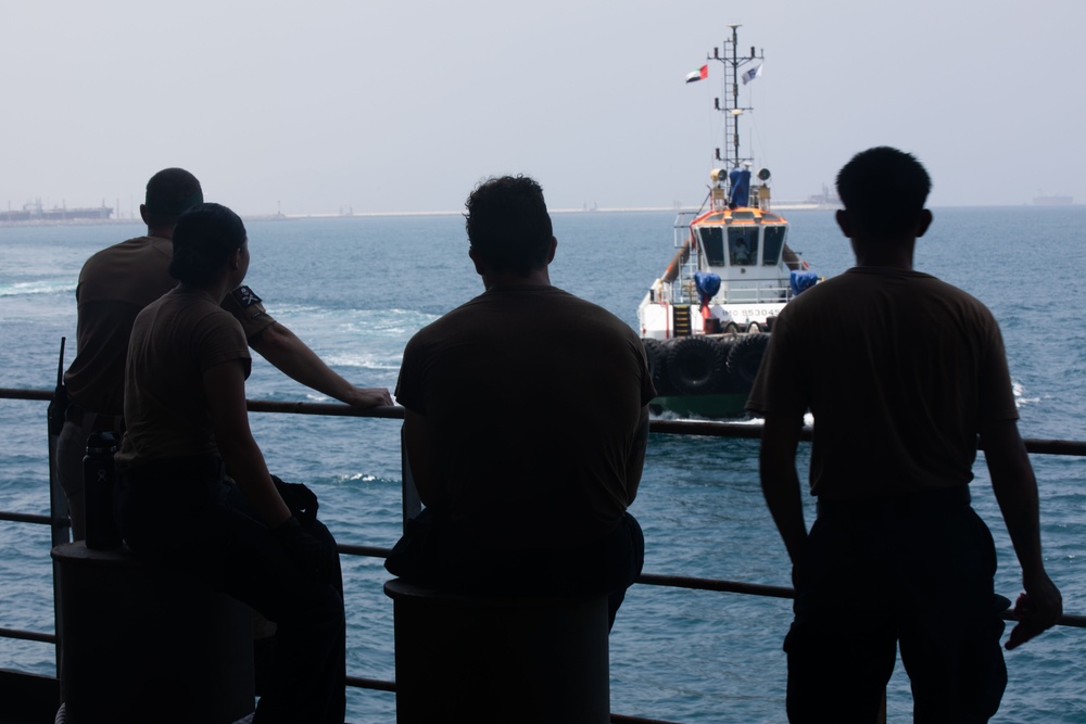 USS Lewis B. Puller Conducts Sea and Anchor Evolution