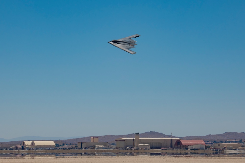 B-2 Spirit conducts flight tests over Edwards AFB