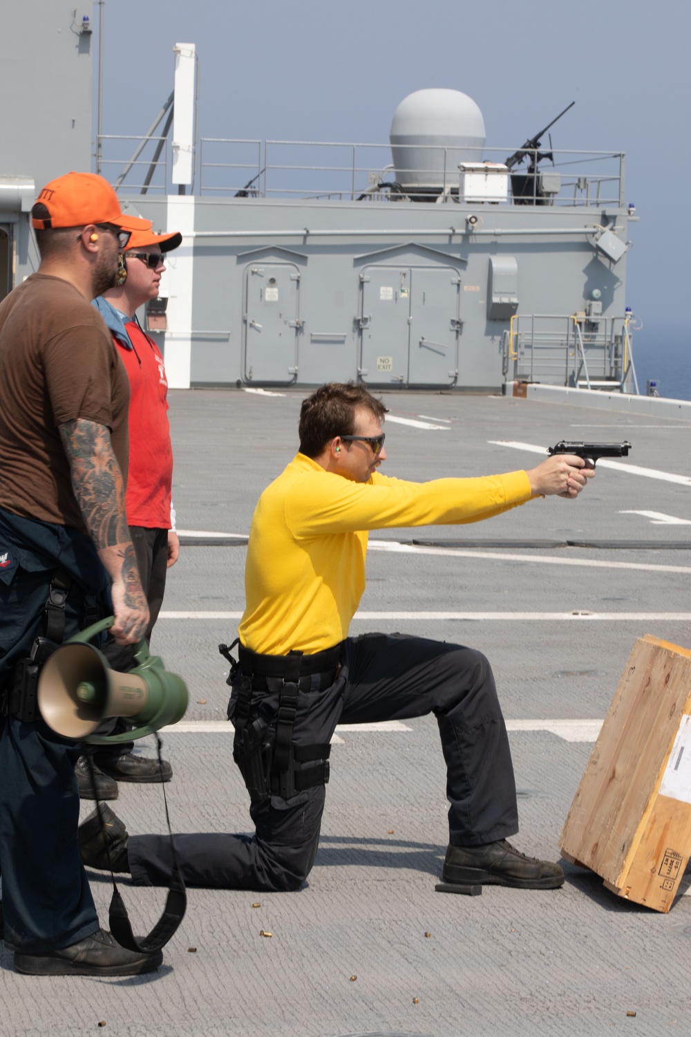 USS Lewis B. Puller Conducts Weapon Qualifications Training