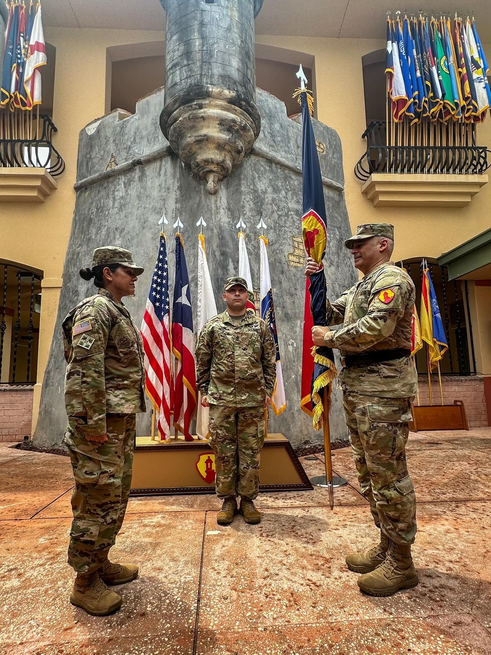 1st MSC welcomes their new Command Sergeant Major, CSM Lorraine C. Smith