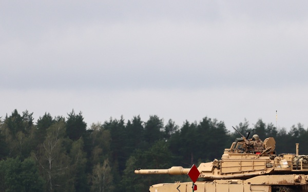 2-12 Cav Regt.’s Alpha and Bravo Companies complete Tank Gunnery Table V in Poland