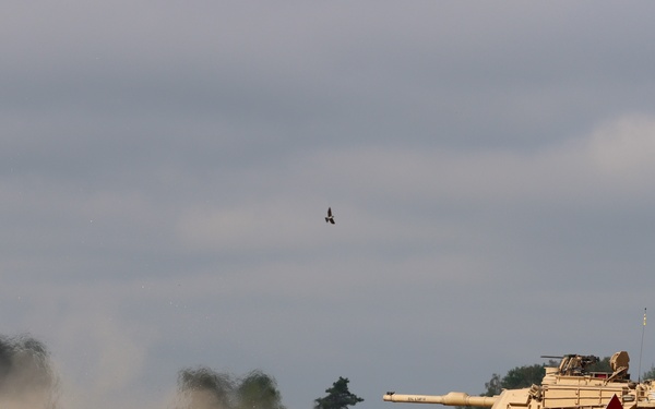 2-12 Cav Regt.’s Alpha and Bravo Companies complete Tank Gunnery Table V in Poland