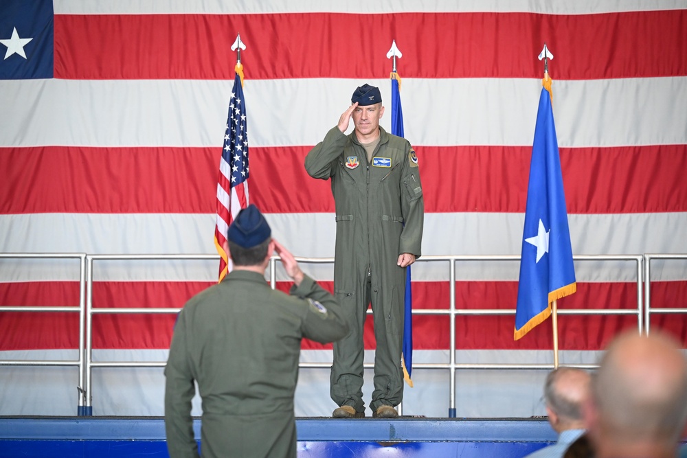 495th Fighter Group change of command