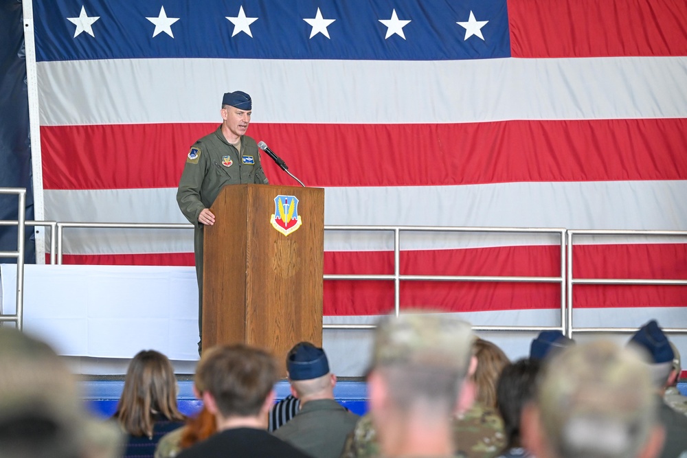 495th Fighter Group change of command