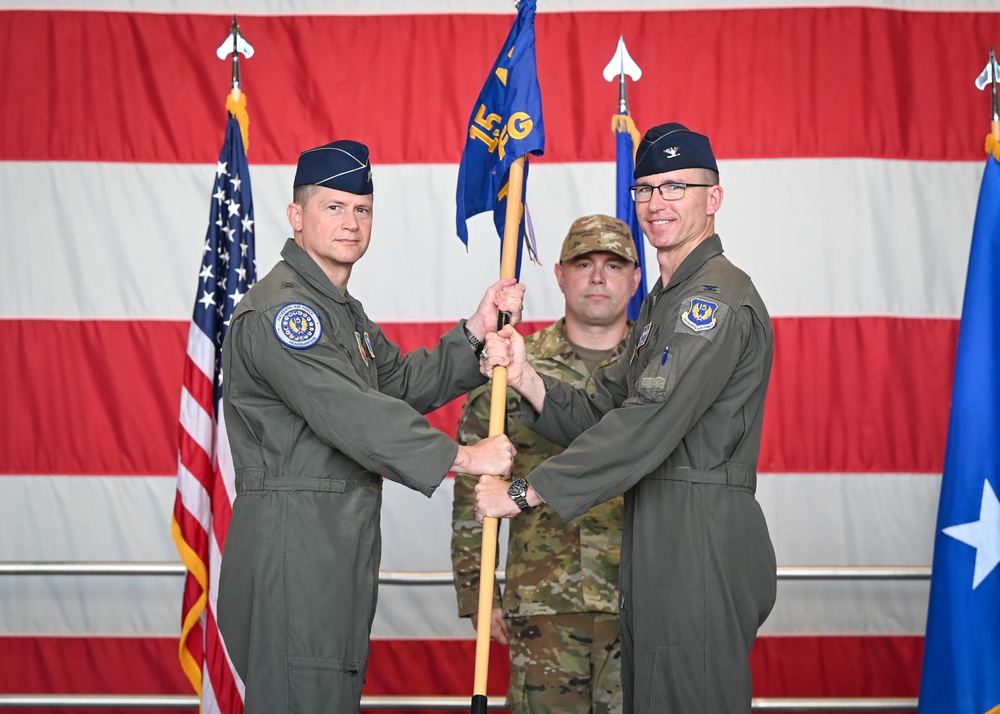 495th Fighter Group change of command