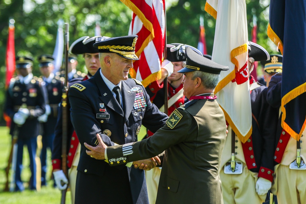 Commander of the Mexican Army Full Honor Arrival Ceremony