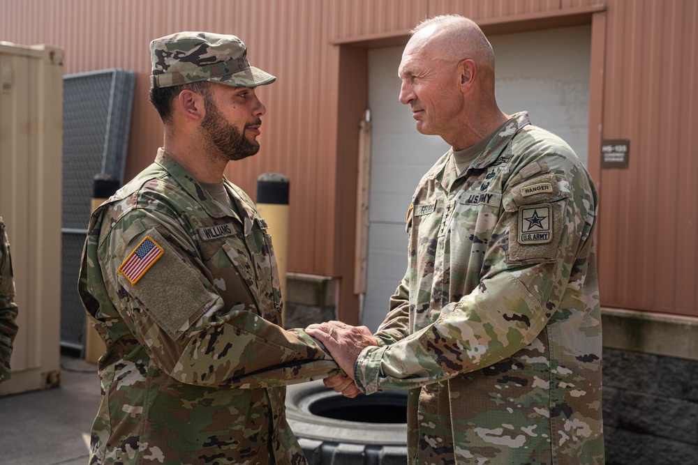 Chief of Staff of the Army visits Fort Drum