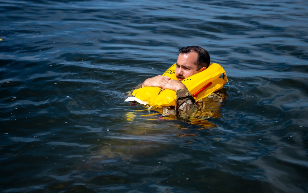 Airmen vs. Water: Aircrew Faces Water Evacuation Drills