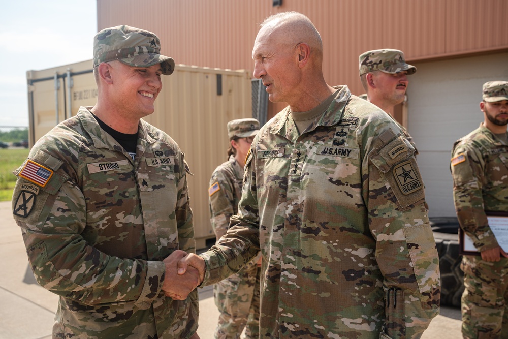 Chief of Staff of the Army visits Fort Drum