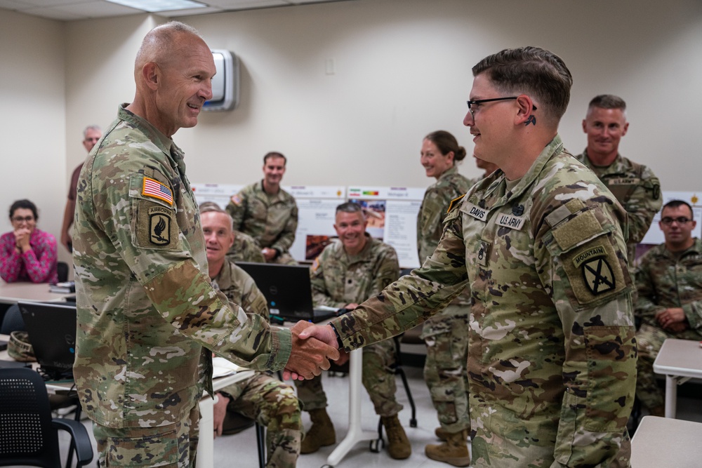 Chief of Staff of the Army visits Fort Drum