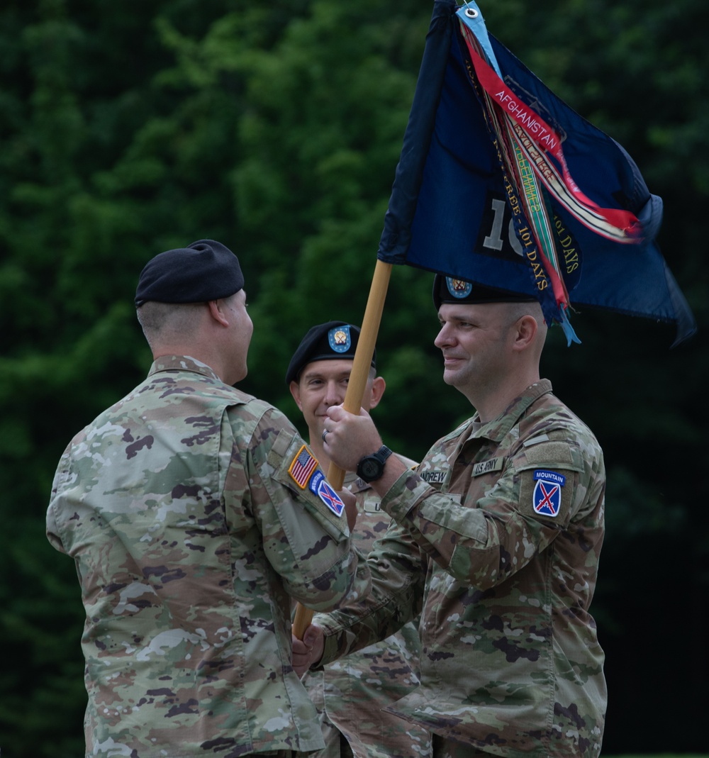 10th Mtn Div Band Relinquishment of Command and Change of Responsibility Ceremony
