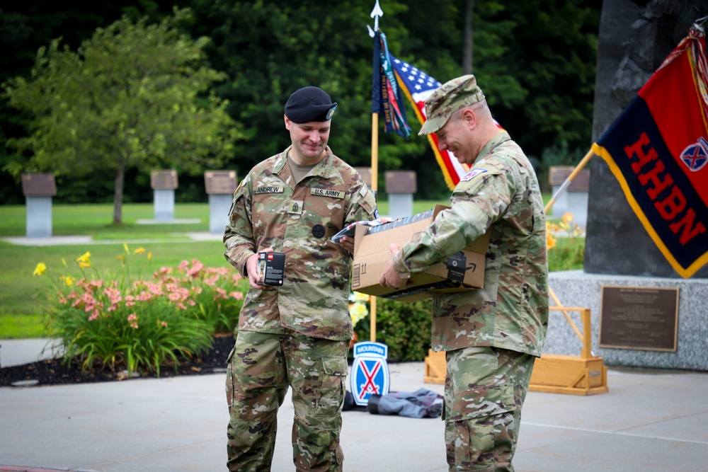 10th Mountain Division Band Relinquishment of Command and Change of Responsibility Ceremony