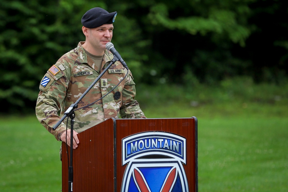 10th Mountain Division Band Relinquishment of Command and Change of Responsibility Ceremony